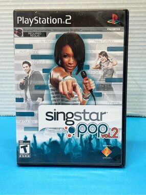 Sony PlayStation 2 SingStar Pop Vol. 2 Video Game